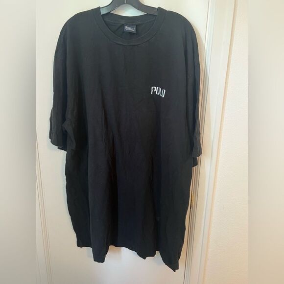 Ralph Lauren Black Short Sleeve Tee Classic Design - Picture 1 of 4